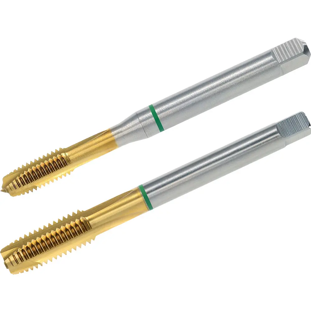 Machine Tap GREEN RING DIN 371/376 Form B HSSE-PM TiN M 3 – M 16