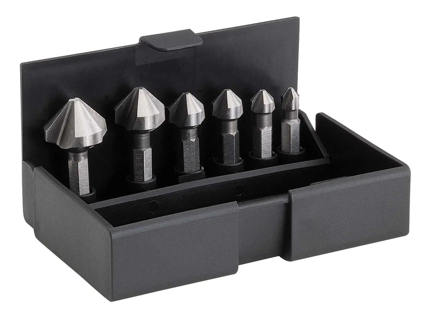 Countersink-bits 90° (set of 6 pcs.) 6.3 - 20.5 mm