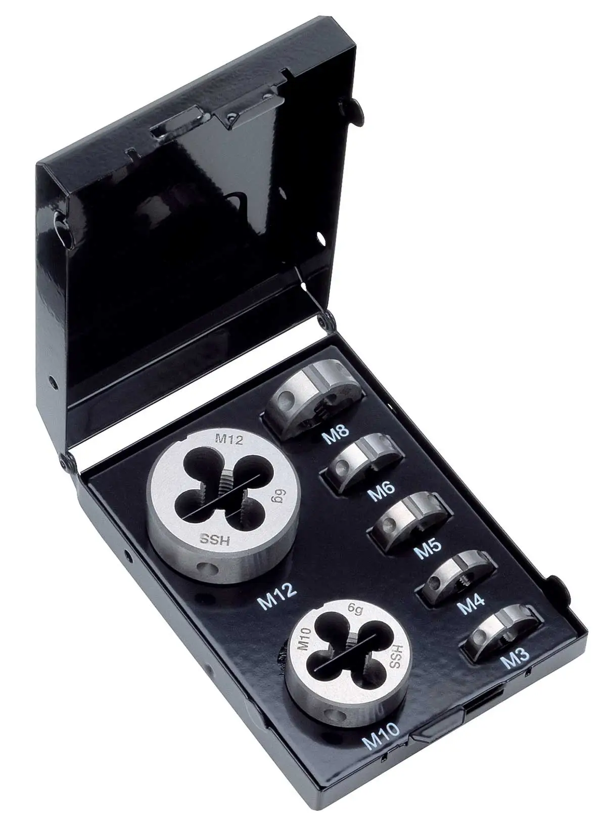 P.V.97 Round dies (set of 7 pcs.) M 3 - M 12