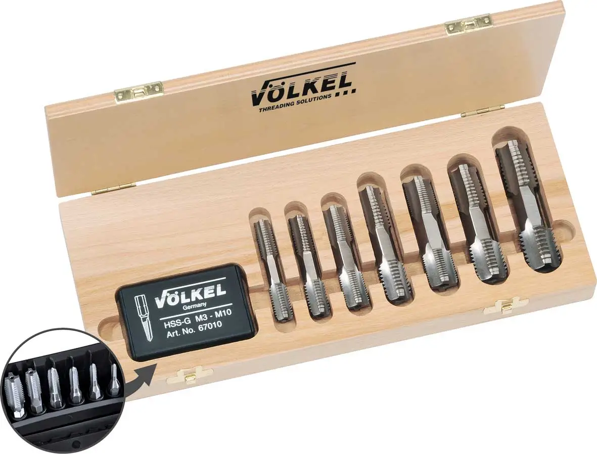 HexTap - Double ended tap, Multi-Drive (set of 13 pcs.) M 4x0.5 - M 20x1.5