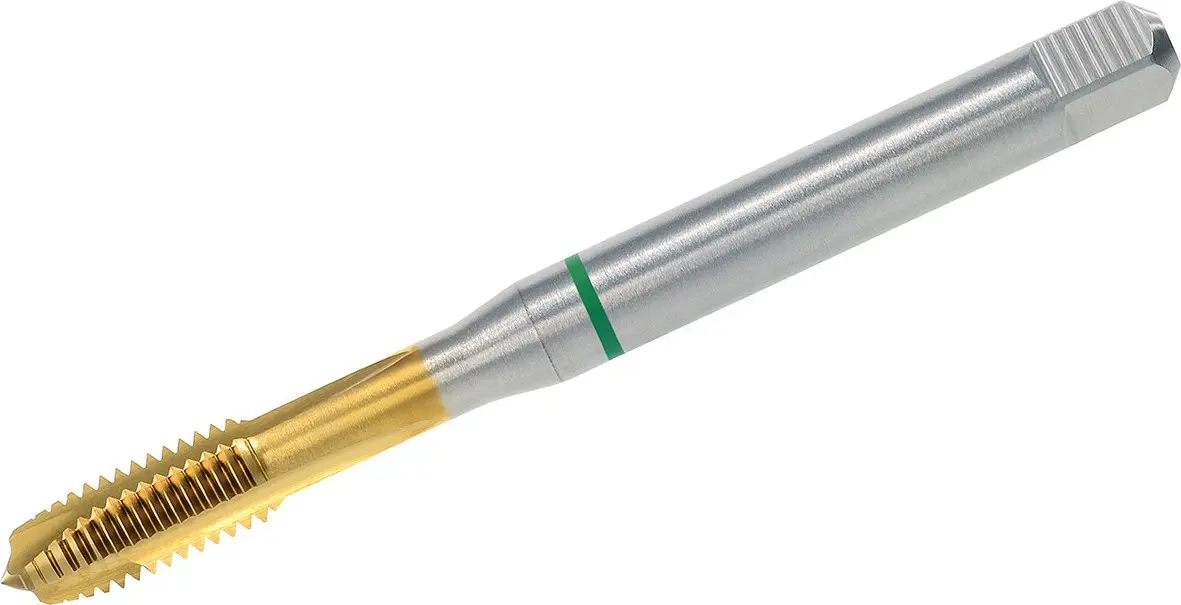 Macho Máquina BANDA VERDE DIN 371 Forma B HSSE-PM TiN M 3 – M 16