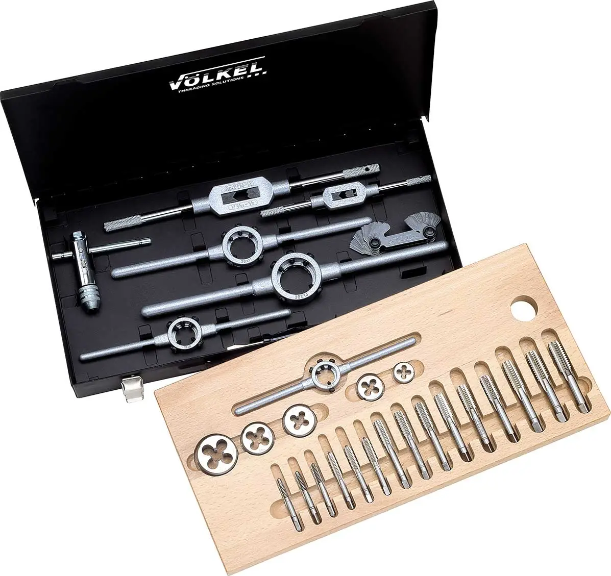 Hand taps and round dies (set of 26 pcs.) G (BSP) 1/8 - 1“